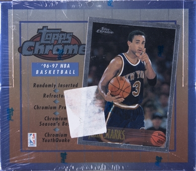 1996/97 Topps Chrome Basketball Unopened Box (20 Packs) 